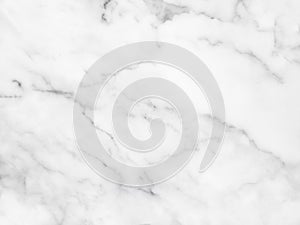 White marble texture with natural pattern for background.