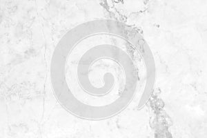 White marble texture with natural pattern for background or design art work