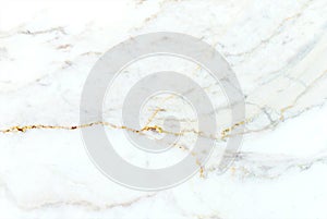 White marble texture with natural pattern for background or design art work.