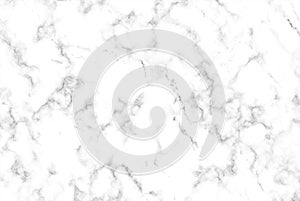 White marble texture with natural pattern for background or design art work.