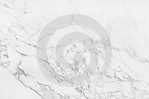 White marble texture in natural pattern, White stone floor.