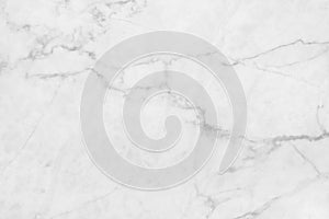 White marble texture in natural pattern, White stone floor.