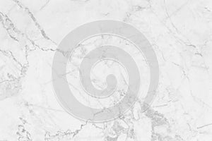 White marble texture in natural pattern, White stone floor.