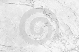 White marble texture in natural pattern, White stone floor.