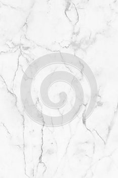 White marble texture patterned background.