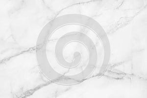 White marble texture patterned background.