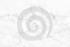 White marble texture patterned background.