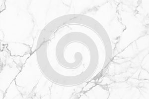 White marble texture patterned background.