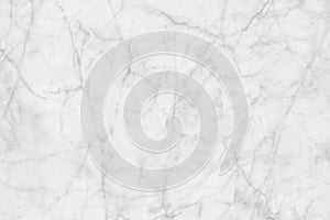 White marble texture patterned background.