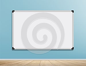 White marker board for business and school