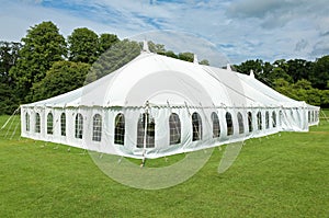 White Marquee Event Tent photo