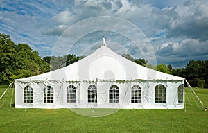 White Marquee Event Tent photo