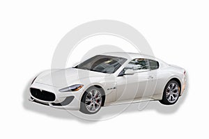 White Maserati GranTurismo