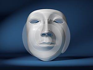 White mask