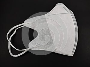 White mask to prevent disasea - stock photo