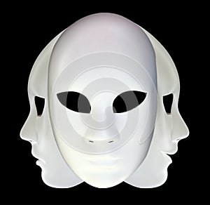 White masks photo