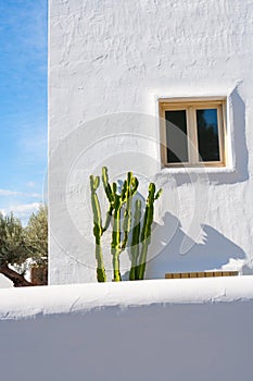 White Mediterranean houses in Javea alicante