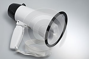 White megaphone