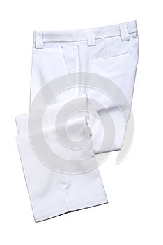 White mens trousers