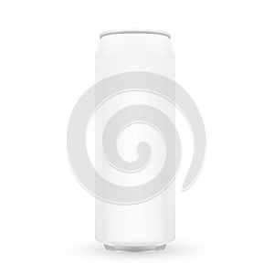 White Metal Aluminum Beverage Drink Can 500ml