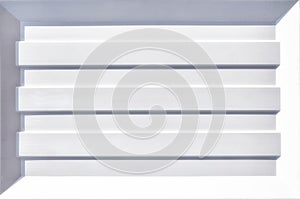 White metal background with thick stripes as a wall banner with plenty of free copy space