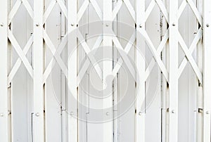 White metal balustrad