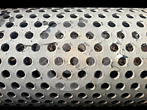 White metal grid, background and texture,