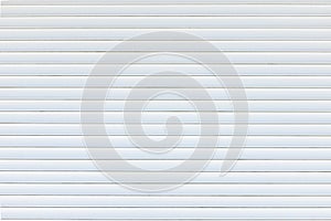 White metal roller door shutter background and texture