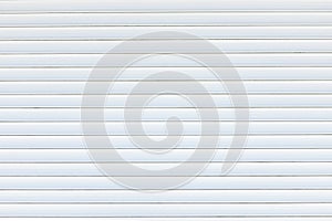 White metal roller door shutter background and texture