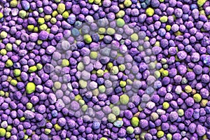 White mineral fertilizer, ammonium nitrate, for application in spring to cereals