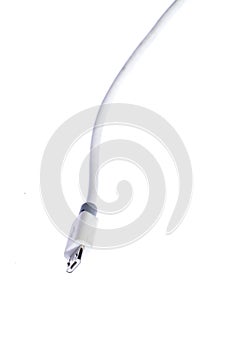 White mini usb connection