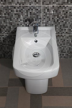 White modern bidet