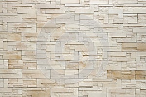 White modern Brick Wall