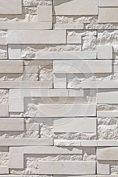White Modern Brick Wall