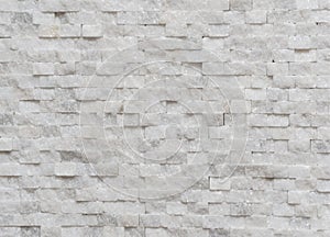 White modern decorative wall small marble brick background textur