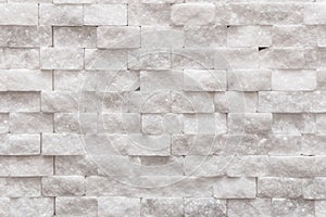 White modern decorative wall small marble brick background texture