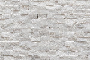 White modern decorative wall small marble brick background texture, decorative pattern quartz stone mosaic.  interior decoration