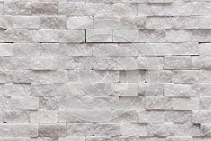 White modern decorative wall small marble brick background texture, decorative pattern quartz stone mosaic.  interior decoration