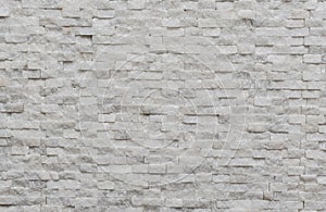 White modern decorative wall small marble brick background texture, decorative pattern quartz stone mosaic.  interior decoration