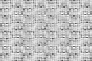 white modern small mosaic square brick block tiles wall for vintage design background.