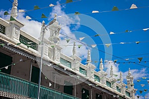 White Mosque Building in Port Louis City, Mauritius