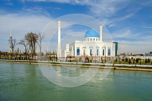 White mosque Minor in Tashkent, Uzbekistan