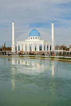 White mosque Minor in Tashkent, Uzbekistan