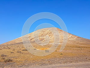 White Mountain Volcano on the island of Lanzarote, Canary Islands. Spain