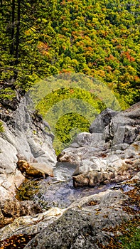 White mountains in New Hampshire