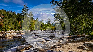 White mountains in New Hampshire