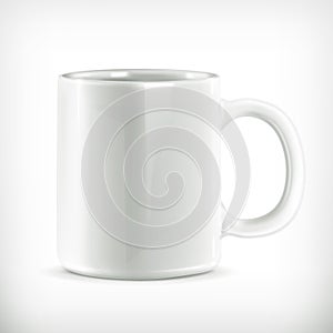 White mug illustration