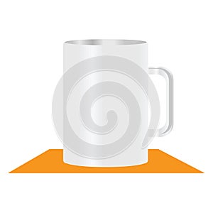 White mug illustration