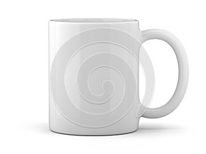 White Mug Isolated photo