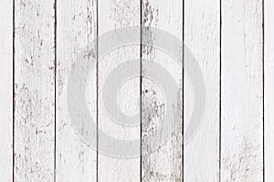 White natural wood wall texture and background, Empty surface white wooden for design,Top view white table and copy space